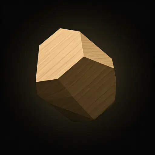 Abstract 3D blockchain representation with cultural patterns